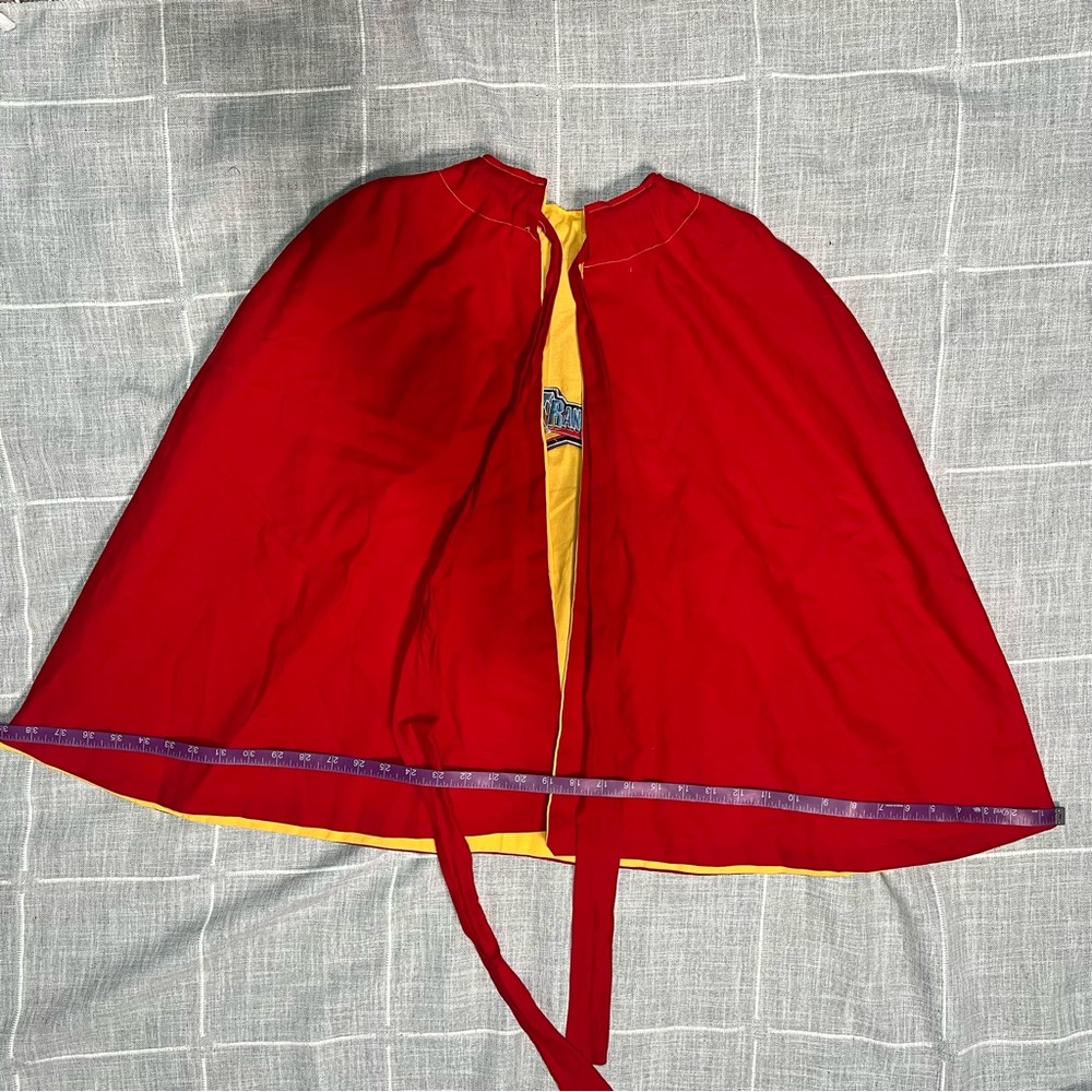 Power Rangers Reversible Cape Red Yellow One size Handmade - Picture 9 of 13